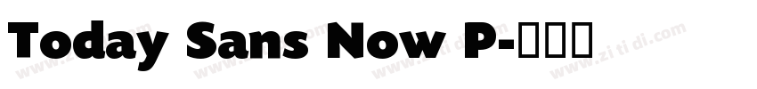 Today Sans Now P字体转换 Today Sans Now P字体转换